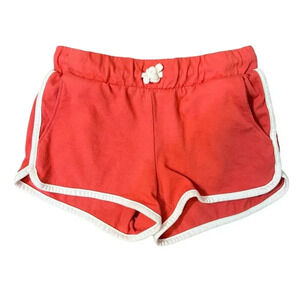 Old Navy Girls Shorts Size Small 6-7 Salmon Pink Knit Elastic Waist Lounge Play